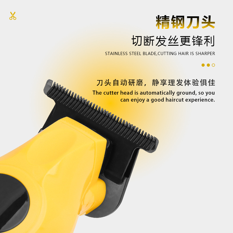 Kemei Hair Salon Professional Electric Clipper Multi-Functional Electric Hair Clipper with Base High-Power Shaving Clipper 1743
