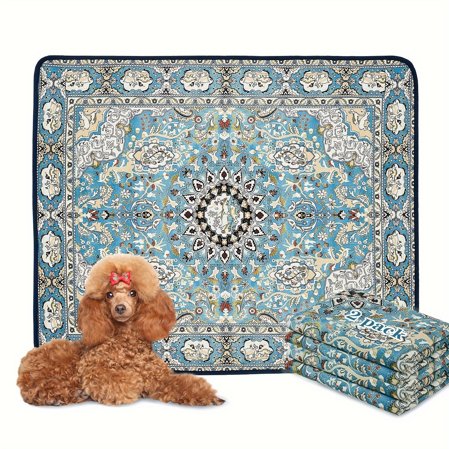 2025 New Cross-Border Dropshipping Water-Absorbent, Leak-Proof and Washable Dog Pee Pads 2 Cross-Border Dropshipping