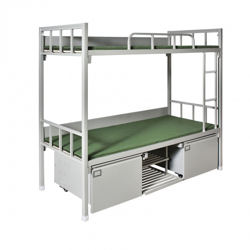 Standard bunk bed thickened dormitory upper and lower bunk bed School apartment bed single-layer bed dormitory bed standard upper and lower bunk bed