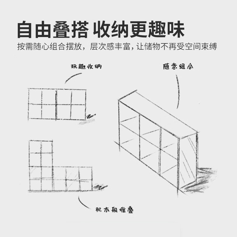 All Solid Wood Bookshelf Storage Rack Floor-Standing Wall Combination Pair Cabinet Living Room Pine Storage Storage Low Household Bookcase