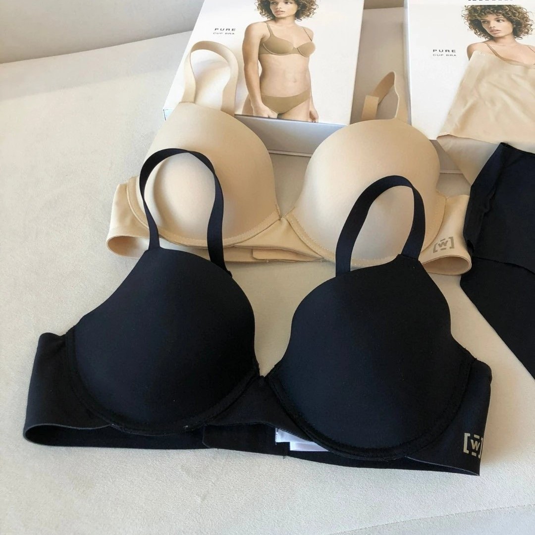 Special Clearance Wolford Wolford Underwear Intimates Set Seamless Push-Up Bra Stereo Steel Ring Thin Cup