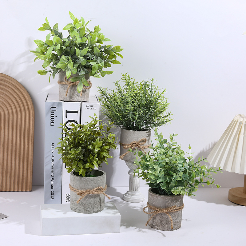 Цилиндрический горшок для растений, комбинация, настольные зеленые растения, украшения, искусственный цветок, бонсай, креативные зеленые растения