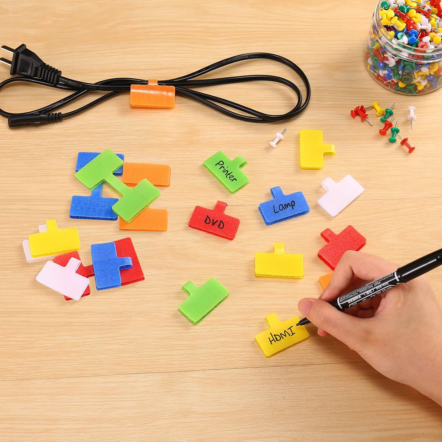 Trilancer Cable Tie Cable Beschriftung Wiederverwendbar