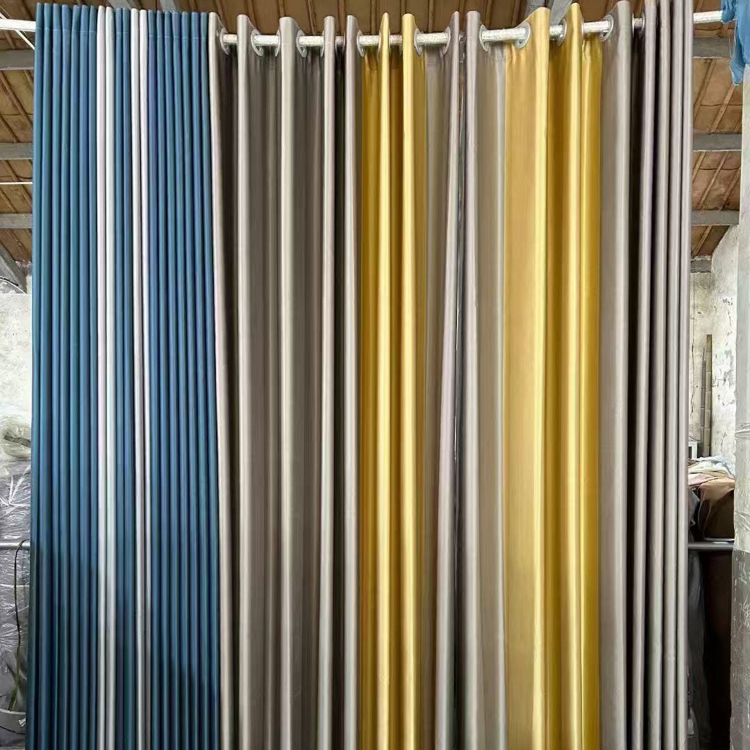 Curtain fabric factory direct sale special inventory processing quality assurance high density seamless stitching curtain fabric home textile