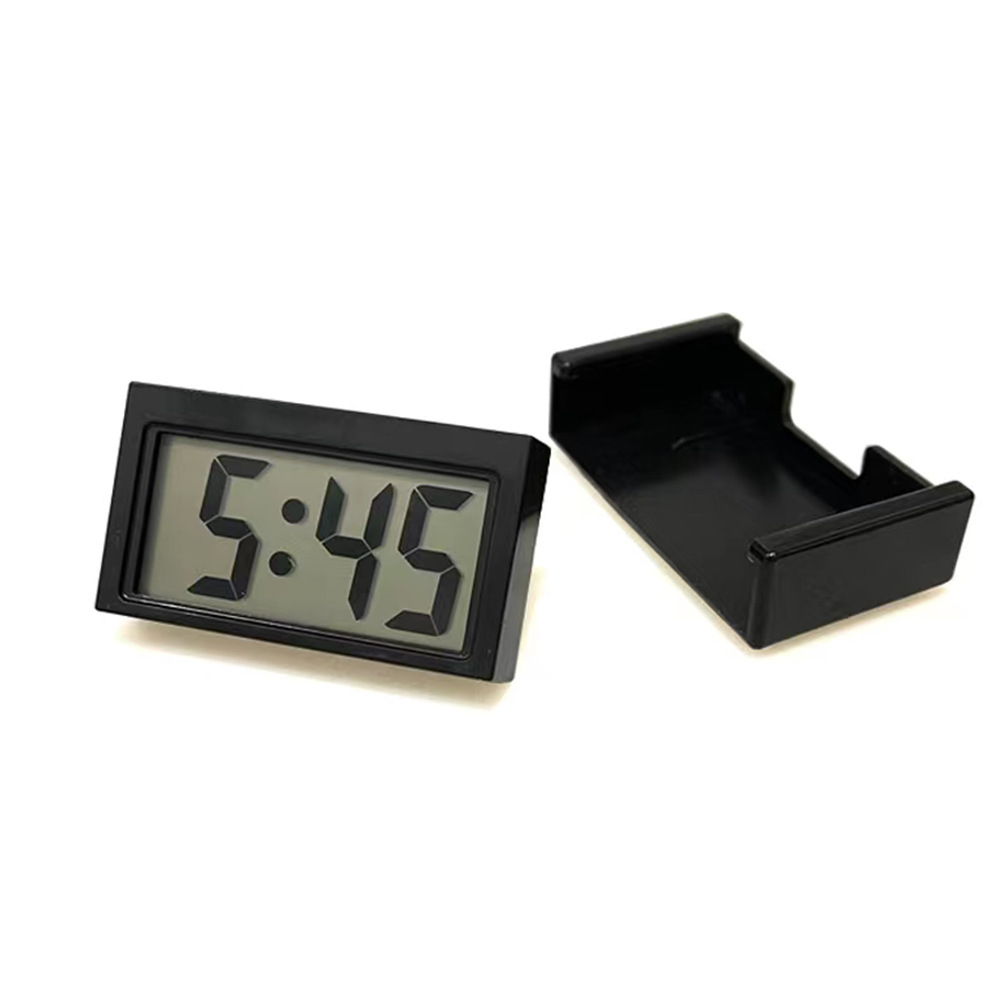 Factory Direct portable simple clock square corner student children mute desktop clock electronic car clock