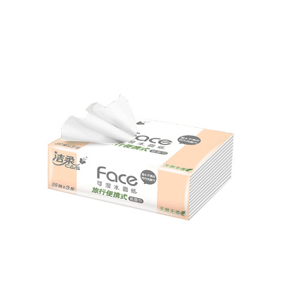 Clean Soft Face Wet Water Paper Face Towel 28*10 Pack Side Opening Travel Portable Mini Soft Paper