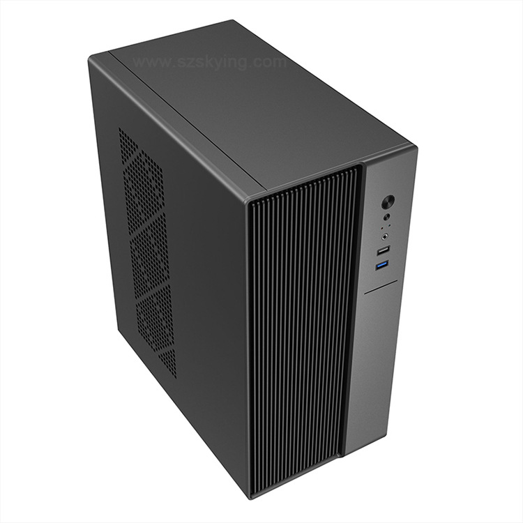 High-end business case computer desktop computer 0.8 steel plate medium case MICRO ATX CASE new computer case