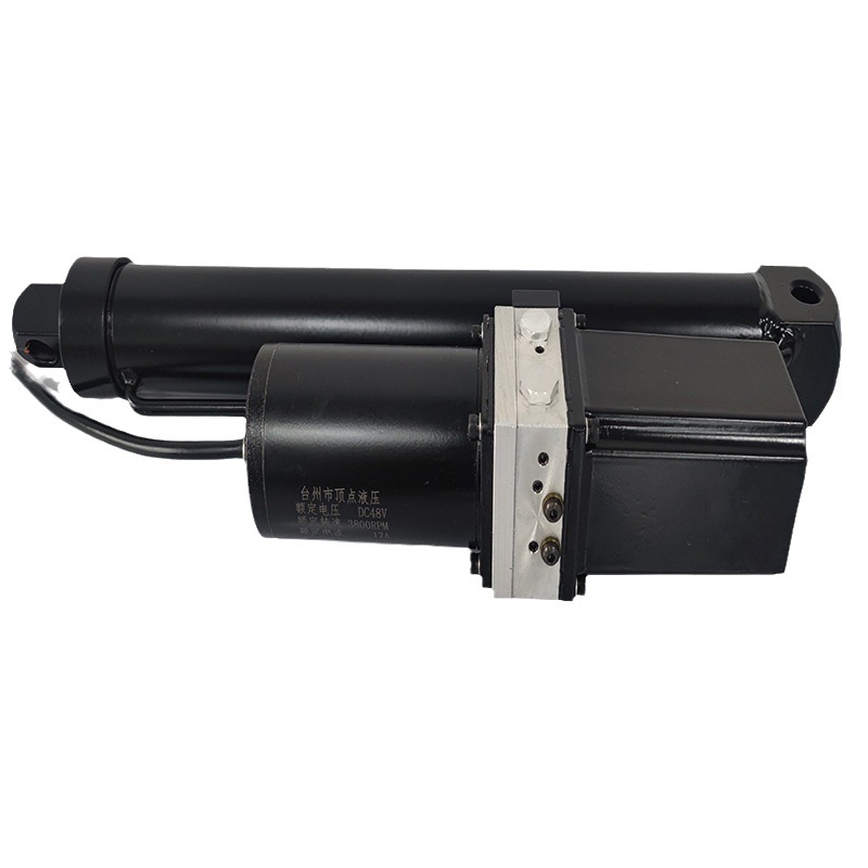 Manufacturers supply DC motor 12v24v48v 60v72v integrated electric hydraulic cylinder hydraulic push rod