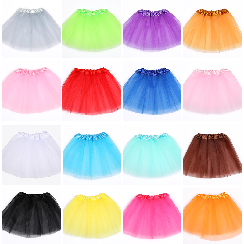 Европейская и американская марлевая юбка Фабричная детская одежда Юбка-туника для девочек Трехслойная юбка Принцесса Юбка-туника Оптовая продажа Кросс-бордерная Amazon