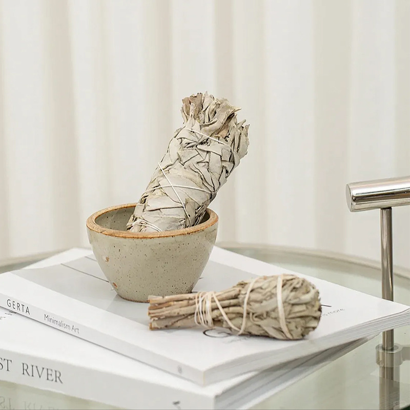 California Natural White Sage Cedar Peruvian Sacred Wood Aromatherapy Stick Meditation Yoga Purification and Soothing