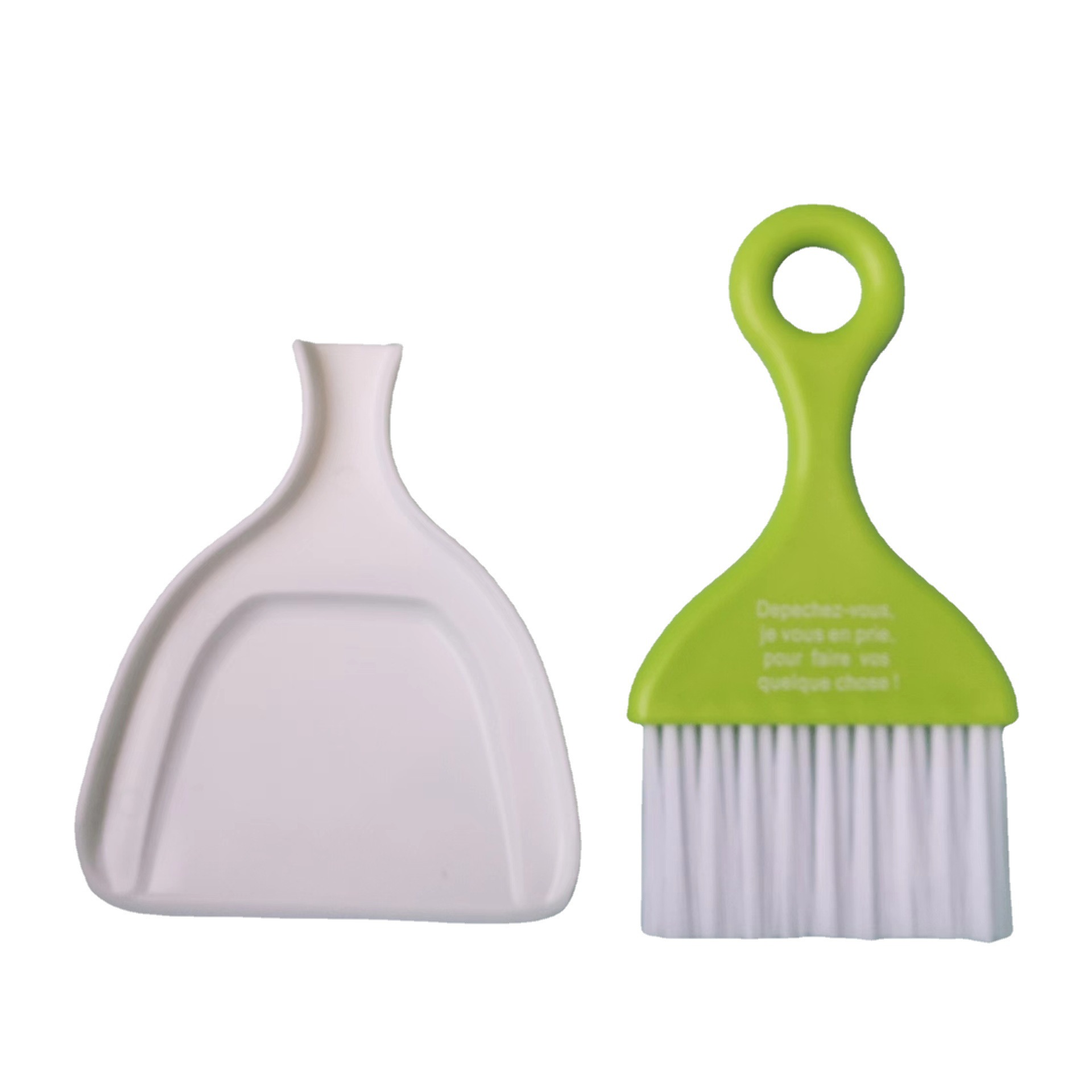 Factory dustpan small broom two-piece desktop brush keyboard cleaning brush pet hamster cage cleaning tool set