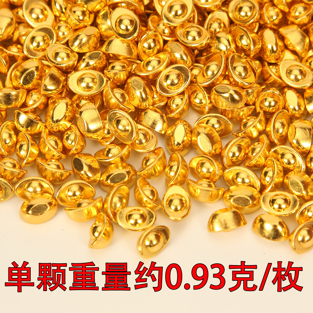 Solid simulation mini sand gold small ingot cornucopia special alloy ingot small ornaments gift metal crafts