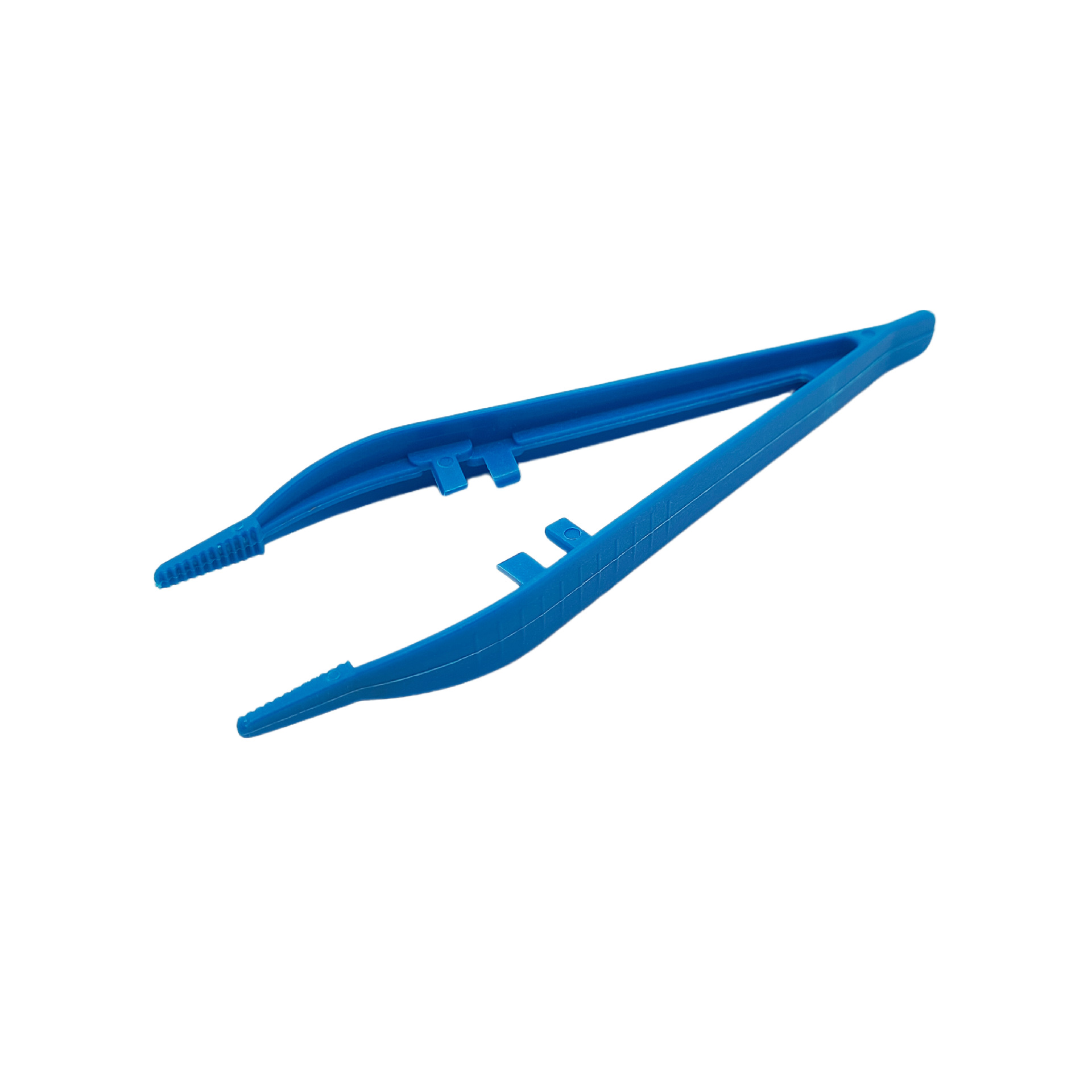 Plastic Tweezers Disposable Dressing Tweezers Medical Tweezers Blue Small Tweezers Multi-Purpose