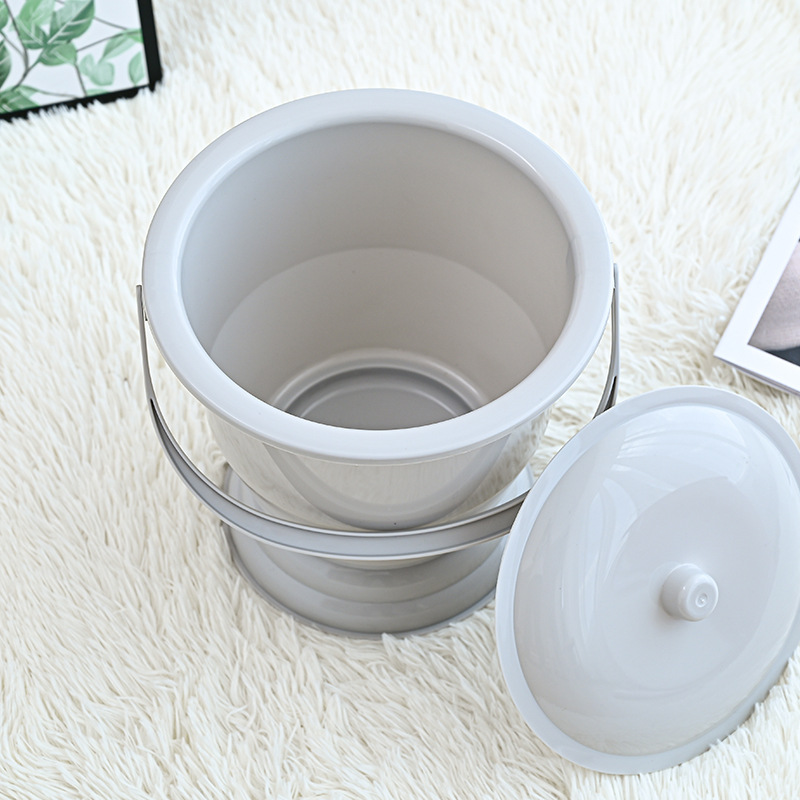 Portable Adult Toilet Spittoon Plastic Children's Household Children's Female Urine Bucket for Old People with Lid Urine Basin