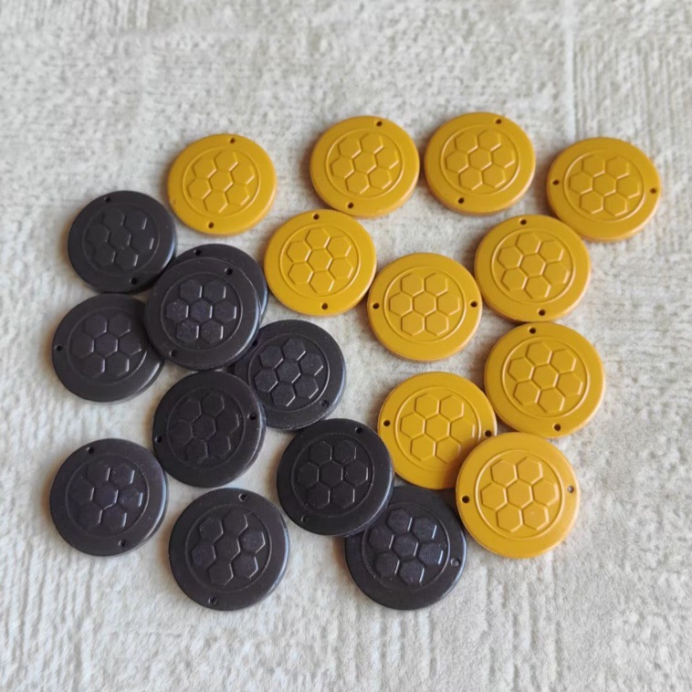 Оптовая продажа большого количества кофейных цветных камней в форме сливы, диаметр 27 мм