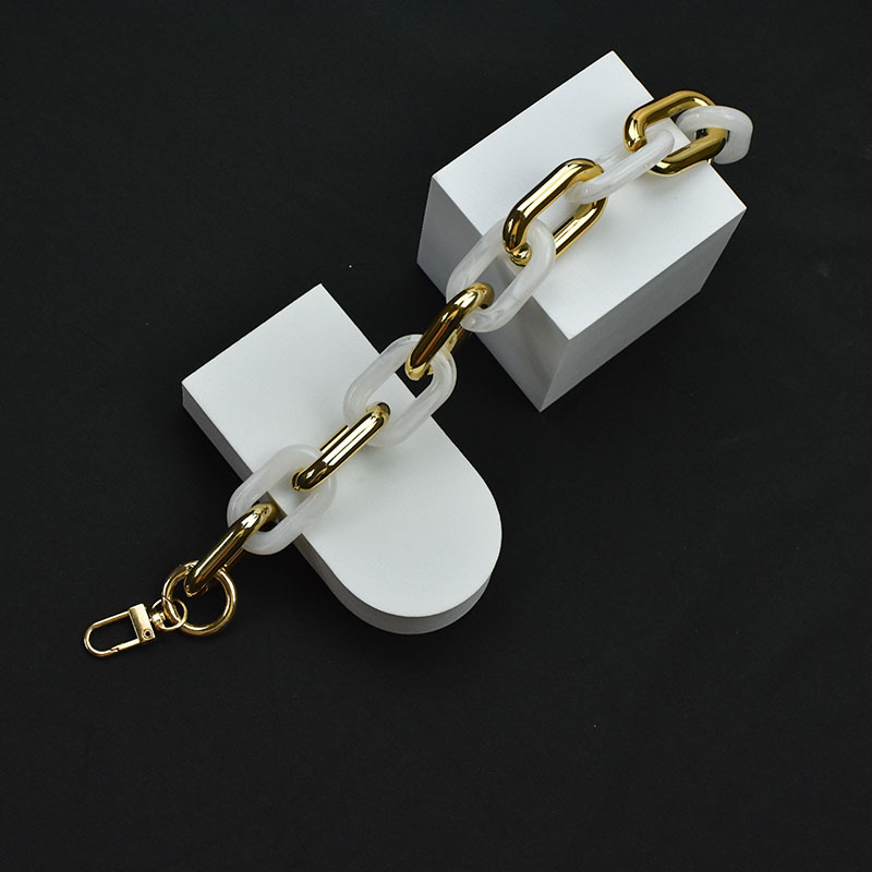 DIY30cm portable acrylic chain decorative chain can be customized length multi-color optional bag chain