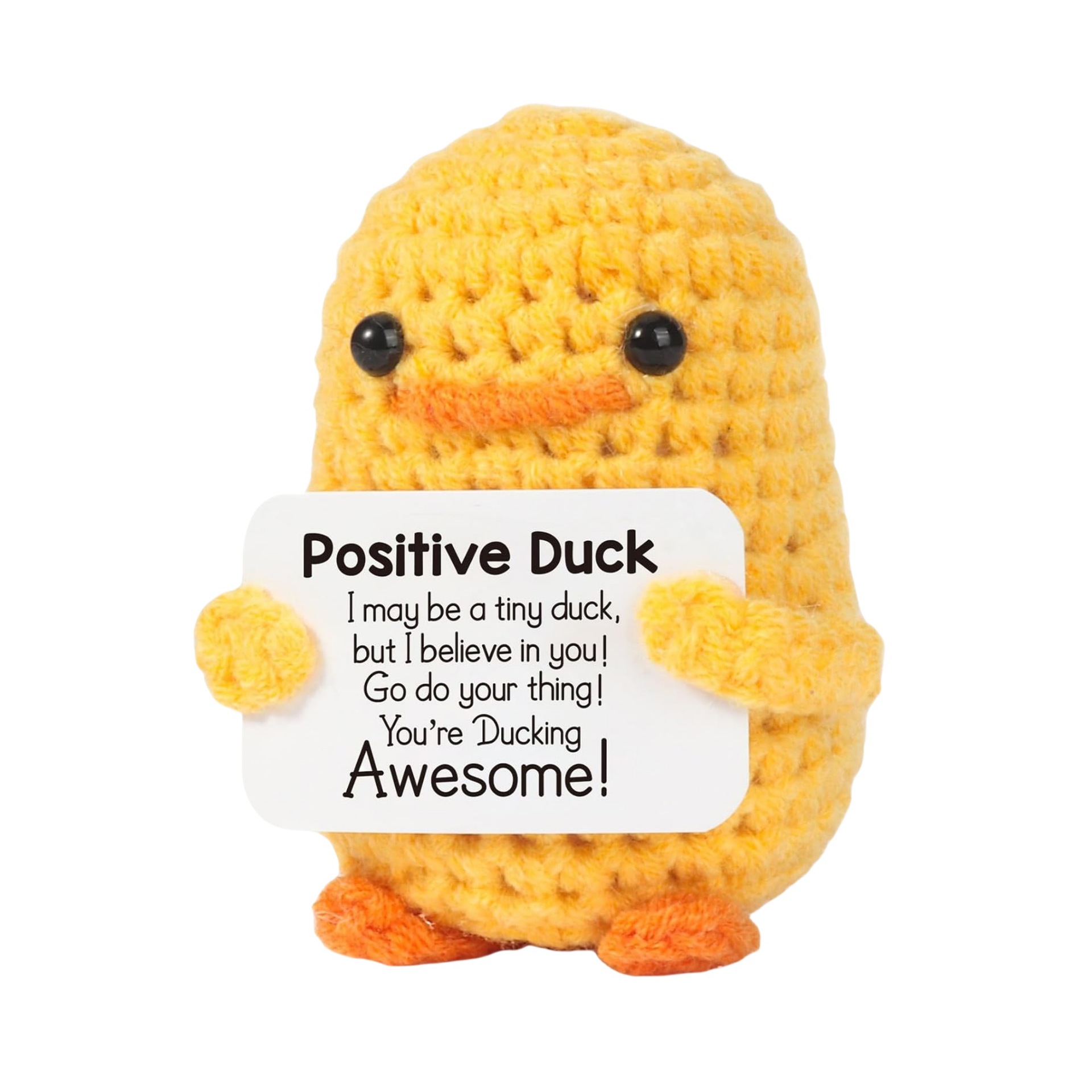 Cross-border wool crocheted positive energy animal active penguin expression bag hand-woven penguin potato cucumber yellow duck
