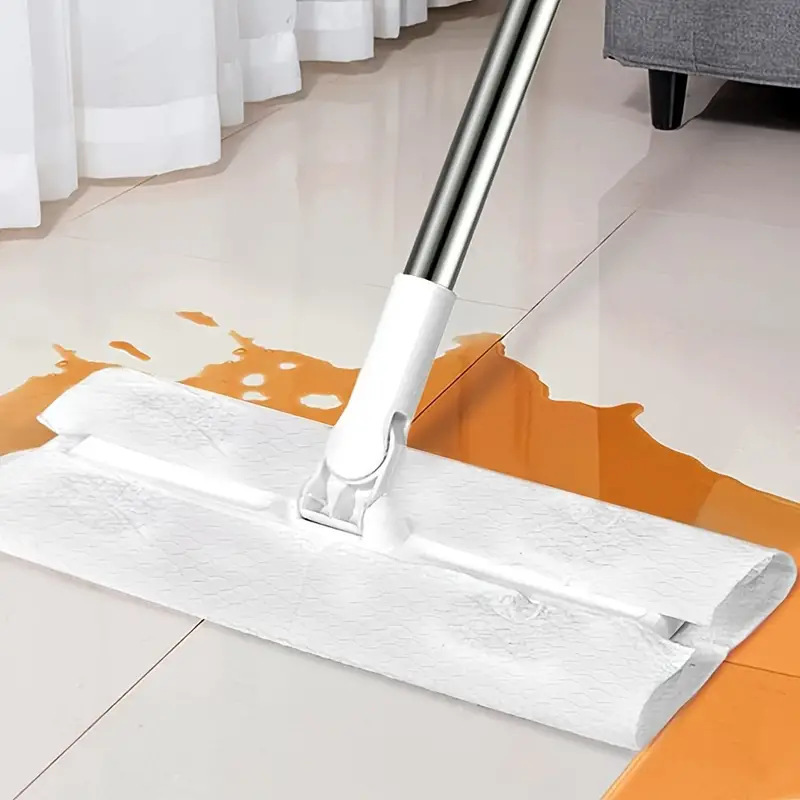 Cross-Border Electrostatic Dust Removal Paper Disposable Household Dust Removal Cloth Replacement Mop Paper Floor Tile Dust-Free Cleaning Cloth