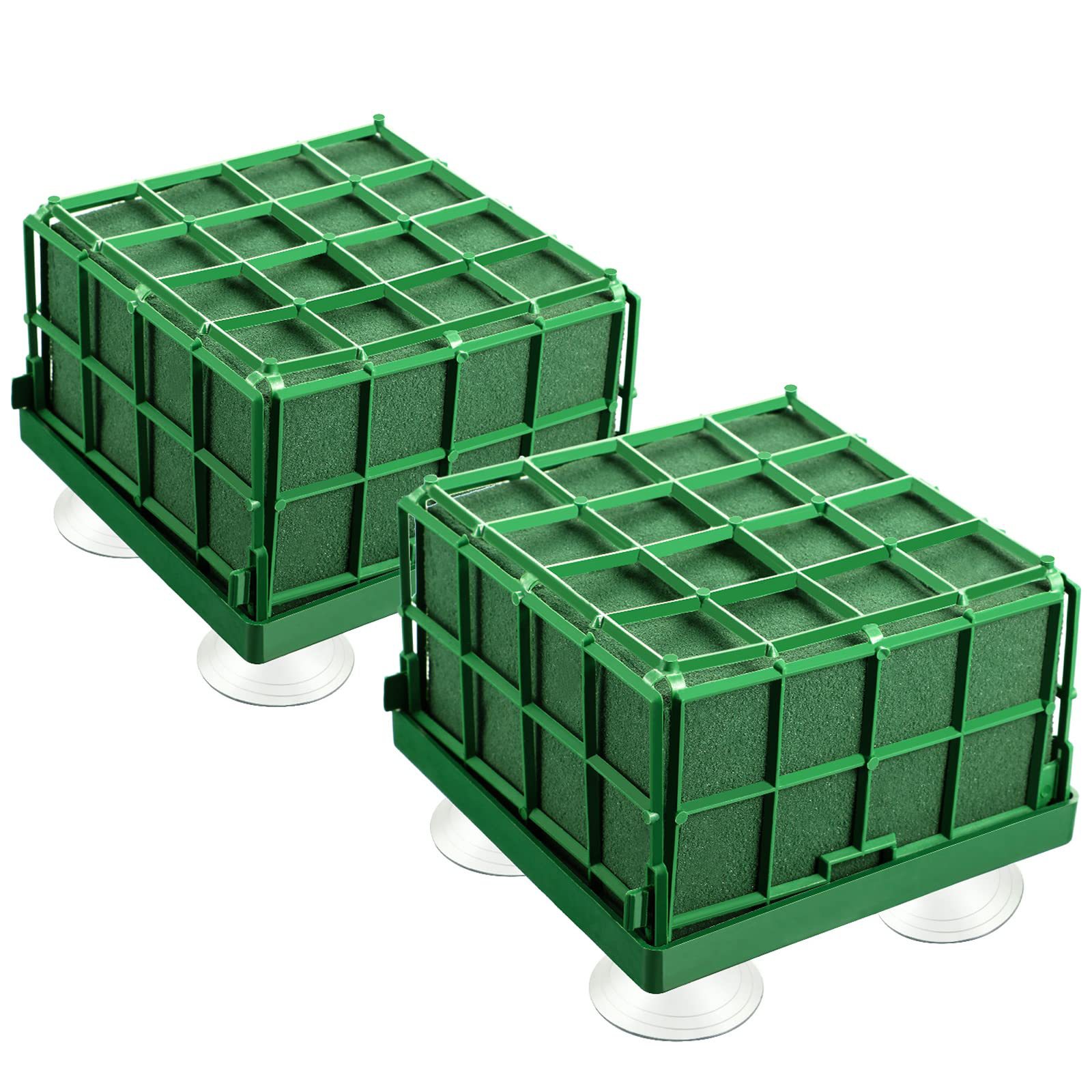 Oris Love Rectangular Flower Mud Wedding Car Flower Arrangement Sponge Flower Mud One Piece Minolde Formaldehyde Plastic Suction Cup Cross