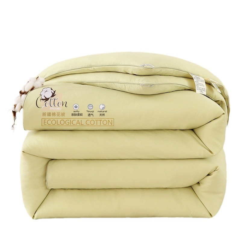 Class a Xinjiang Cotton Quilt Core, Zippered Two-In-One Quilt, Thickened for Winter, Autumn and Winter Quilt, Cotton Quilt, Washable Cotton