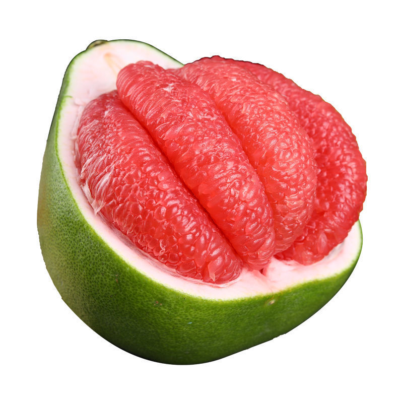 Thailand Hainan Ruby ​​Green Pomelo Red Heart Meat Fresh Fruit Seasonal Honey Pomelo Red Heart Pomelo Green Pomelo Dropshipping