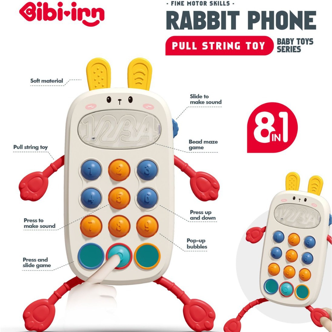 Игрушка змея для малышей, игрушка для пальцев, змея для раннего развития