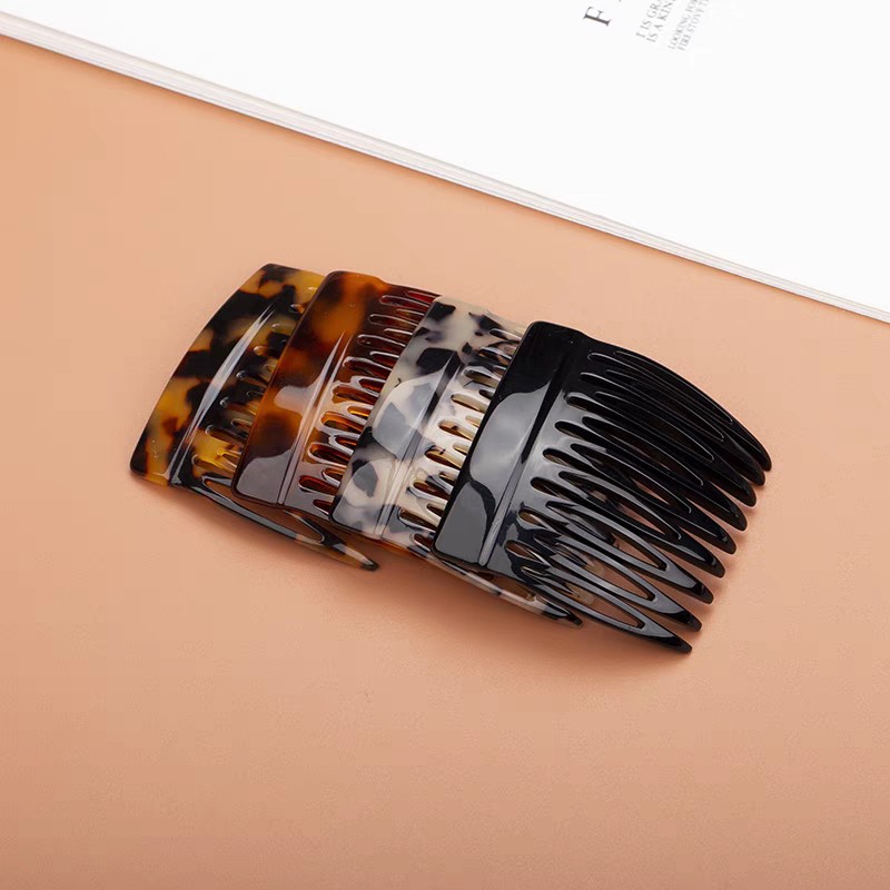 Модная простая ретро расческа с леопардовым принтом, расческа для сломанных волос, перевернутая расческа, горячая новинка из Европы и США
