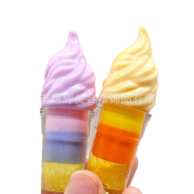 For Export Only Ice Cream Lip Gloss Layered Multi-Color Lip Gloss for Export Only