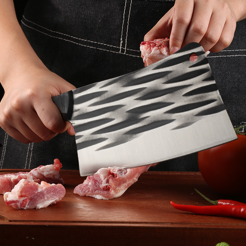 Yangjiang source factory household kitchen knife forging cutting meat cutting knife cutting bone cutting bone running Jianghu stall kitchen knife
