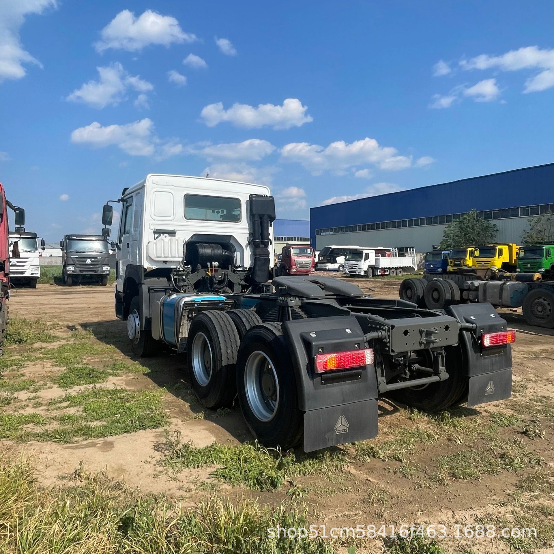 Heavy-Duty Howo 371/430 Horsepower Large Pump 6*4 Tractor Truck Rear Eight-Wheel Heavy-Duty Truck Trailer Cross-Border Hot Sale