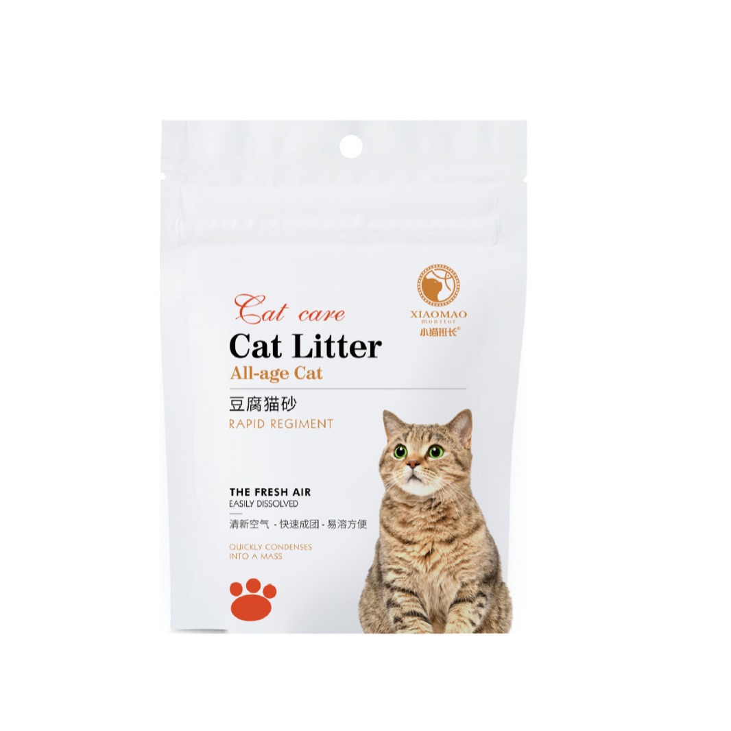 Xiao Mao monitor cat tofu cat litter a bag of 3.6kg deodorant low dust in stock wholesale pet shop
