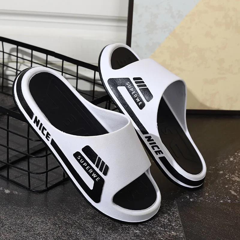 2024 men's summer wear non-slip wear-resistant casual couple sandals student fashion trend flip flops wholesale