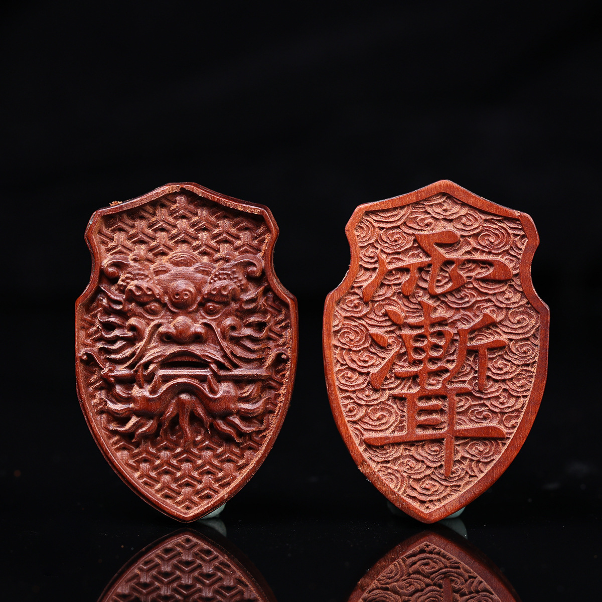 Подвеска из дерева жожоба, амулет мира, портативный аксессуар, ручная работа