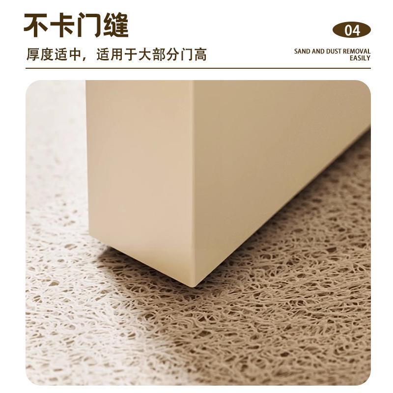 High-End Ins Style Entry Floor Mat Pure Color Wire Ring Rub Soil Mat Entry Door Carpet Non-Slip Wear-Resistant Can Be Cut