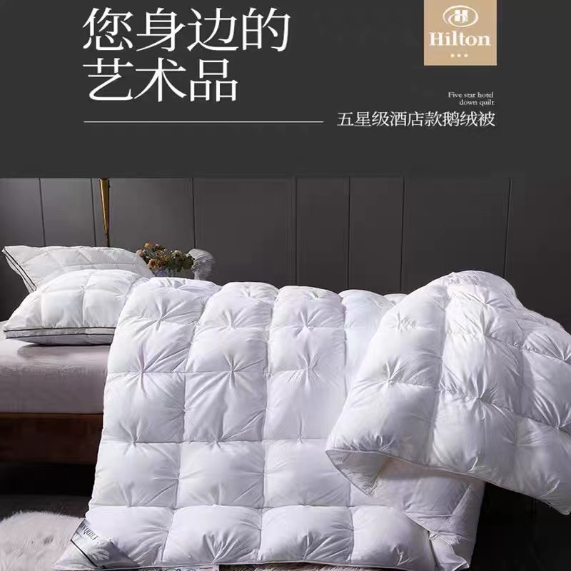 Hilton Five-Star Hotel Duvet 95 White Goose down Spring & Fall Quilt Core Winter Quilt Home Summer Quilt Wholesale