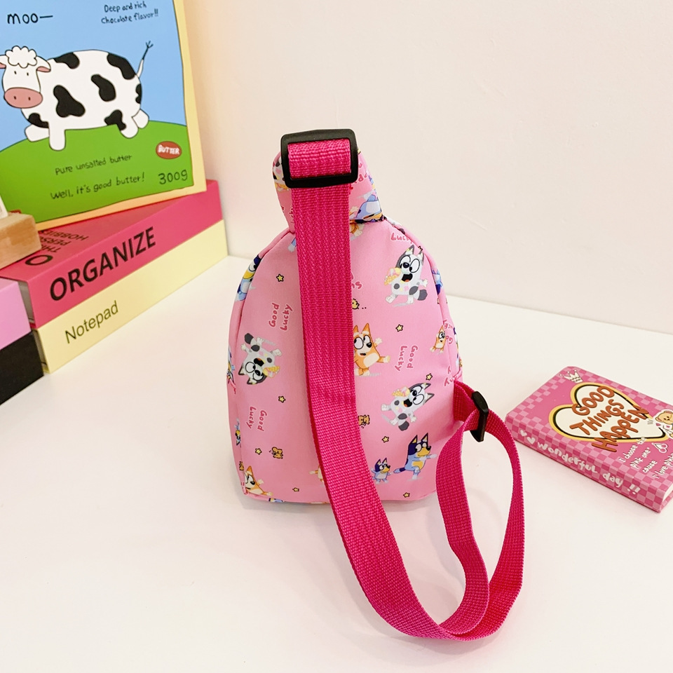 Cross-Border Children's Bluey Chest Bag Cross-Body Bag Mini Coin Purse Cross-Border Hot Sale Daily Travel Use