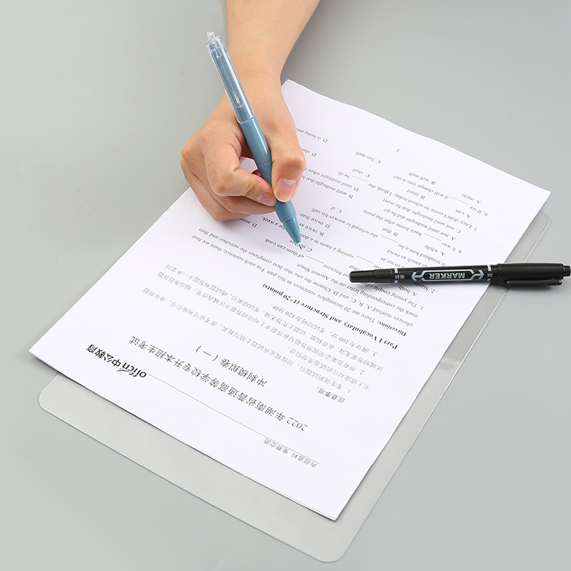 Student Soft Pad Transparent Primary School Exam Special a4 Writing Class Desk Pad A3 Large Desktop Exam Paper Pad