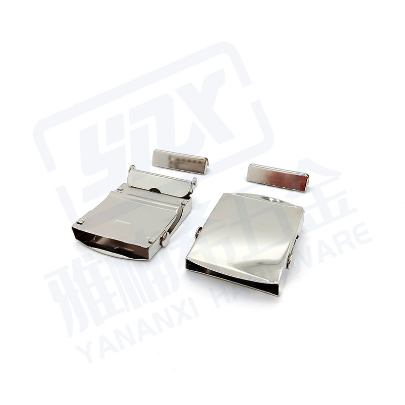 Manufacturers supply iron plating belt buckle 40mm roller smooth buckle hardware luggage accessories metal buckle