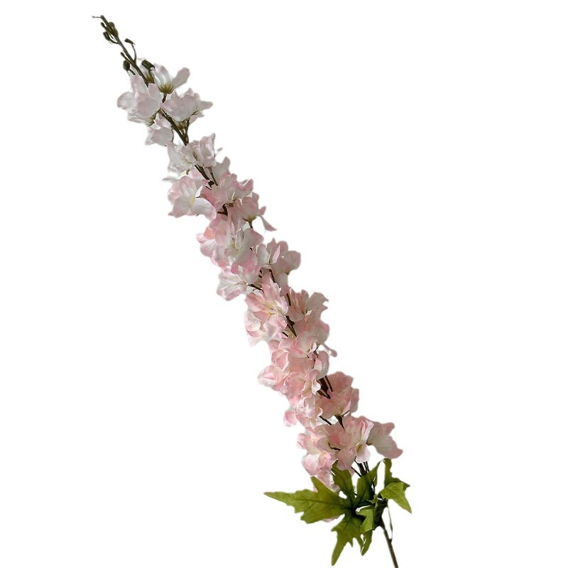 Pink Floral Arrangements, Artificial Flowers, Wedding Hall Scene Layout, Fake Flower Decoration, Ceiling Flower Path, Hydrangea, Roses, and Delicate Flowers