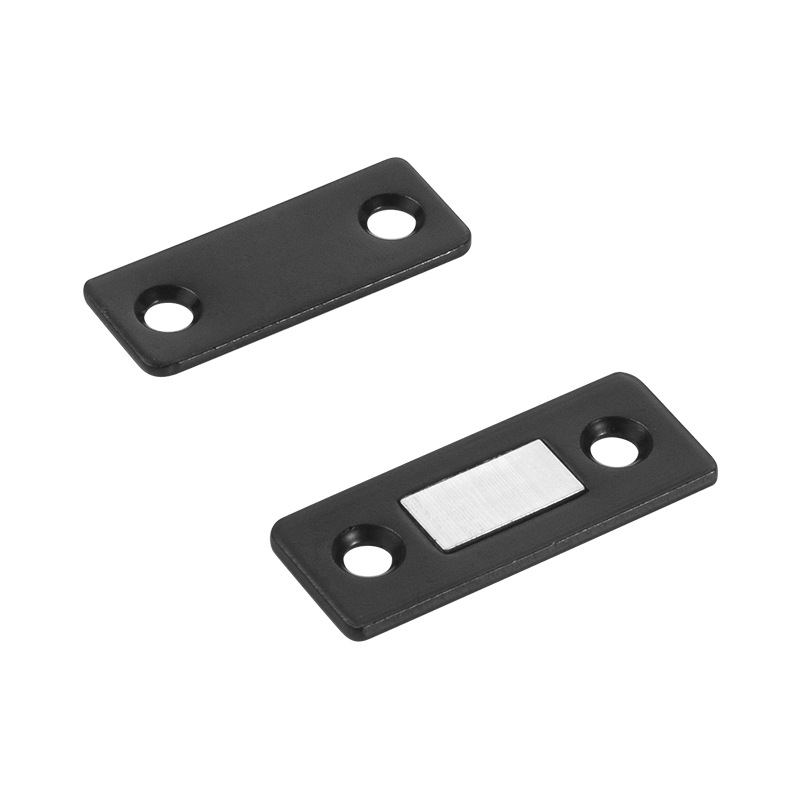 Non-perforated magnetic sliding door wardrobe door drawer patch suction device invisible sliding door magnet strong magnetic lock door sticker