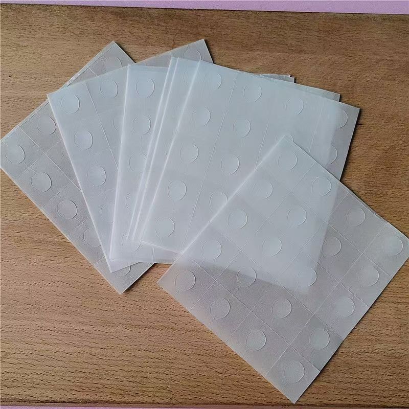 Клейкие точки для украшения на свадьбу и день рождения, 12 и 20 штук, двусторонние прозрачные точки