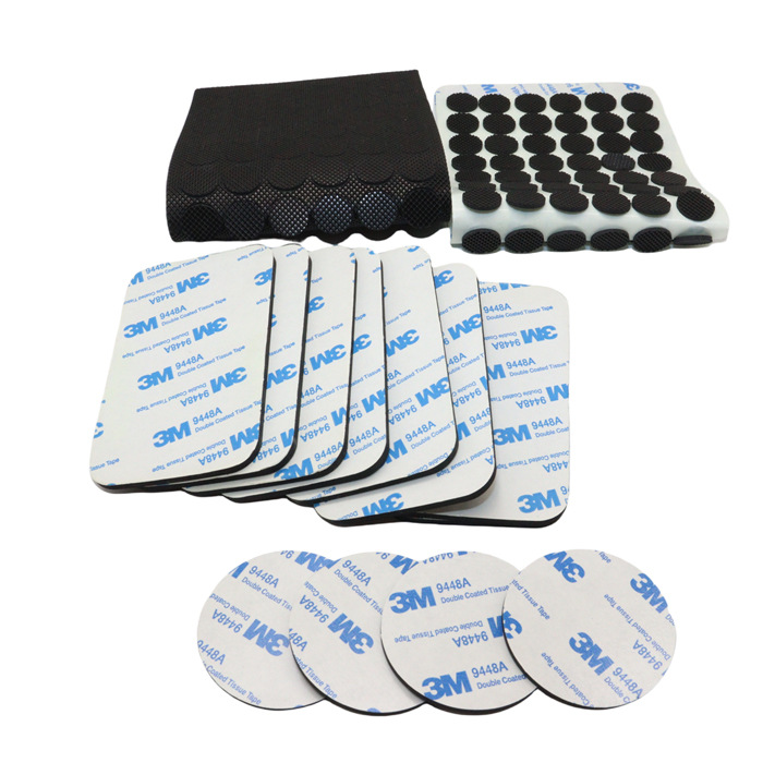 Directly Supplied Self-Adhesive Anti-Slip Silicone Gasket Anti-Collision Round Silicone Foot Pad Black Rubber Pad Shock-Absorbing Silicone Gasket