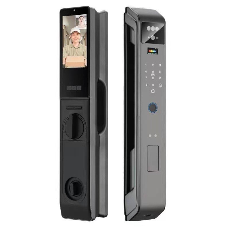 Fingerprint Lock Manufacturer Home Smart Lock Wooden Door Fingerprint Lock Face Recognition Apartment Smart Lock Password Digital Lock