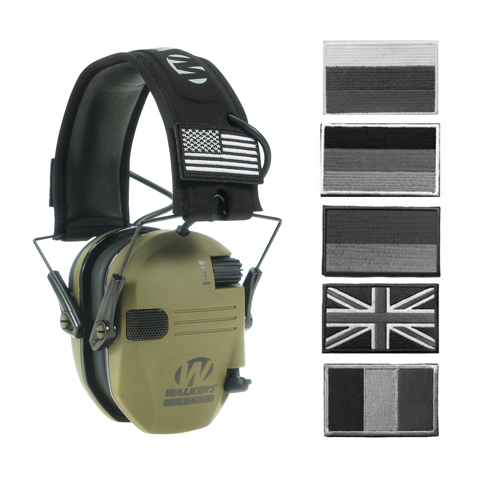 Cross-border Sports Outdoor Hunting Electronic Shooting Headset Noise Reduction Pickup Tactical Headset Headset Amazon Hot Sale