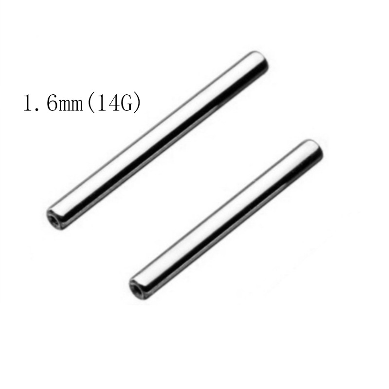 Zesen F136 Titanium Alloy Tongue Nail Lip Nail Ear Nail Ear Bone Nail Ear Bridge Nail Straight Rod G23 Body Piercing Jewelry