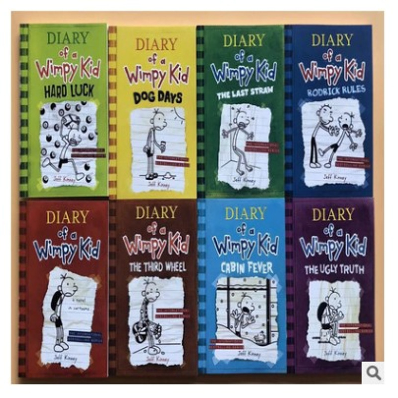 Small fart child diary original 16 suit diary of a wimpy kid 1-16 cartoon chapter book