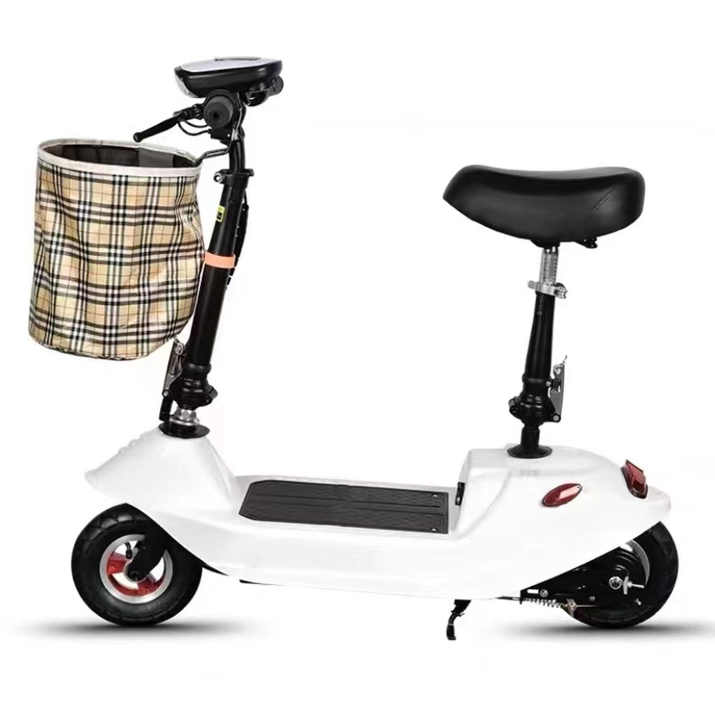 Small Dolphin Two-wheel Foldableing Electric Scooter for Men and Women Mini Mobility Leisure Battery Car