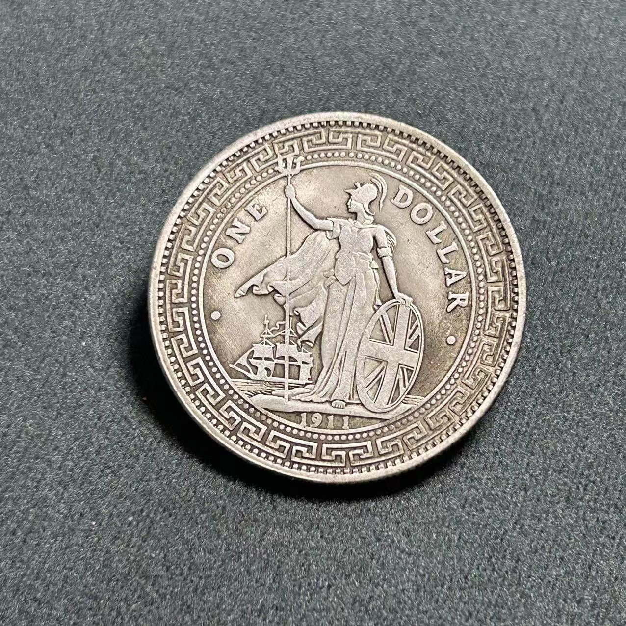 Antique Crafts Yuan Big Head Iron Core Silver Dollar Foreign Station Foreign Manufacturers Wholesale