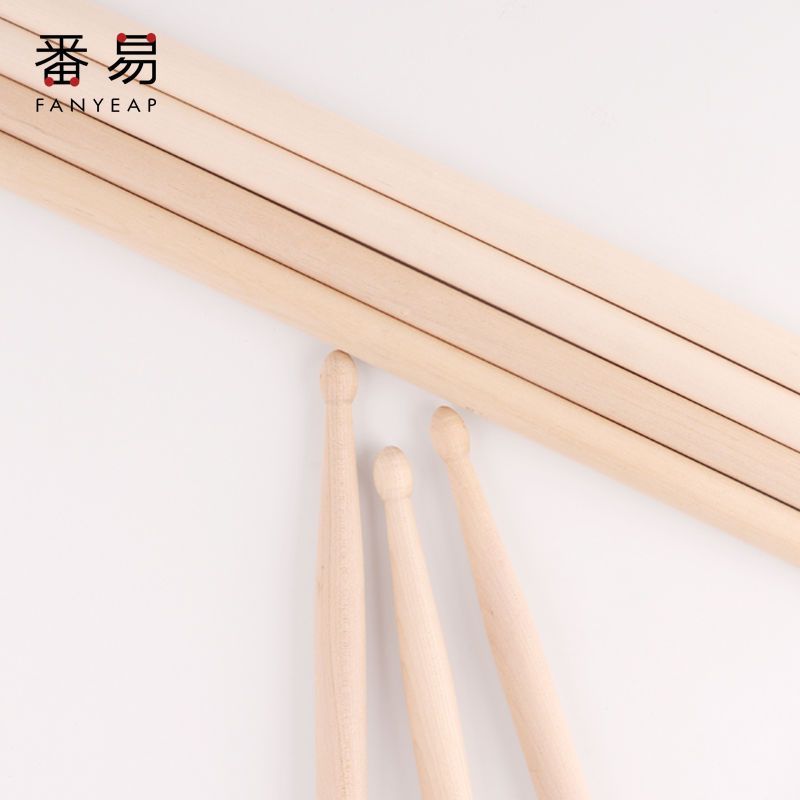 Free Shipping/10Y Drumsticks/Drum Set A1P60-Wooden Solid Wood Professional Children's and Adult Practice Drum