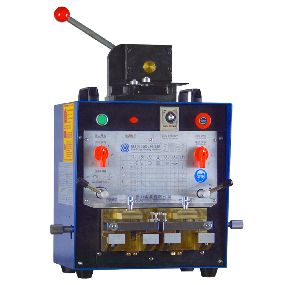 Bss 040 Semi-Automatic Saw Blade Butt Welding Machine Bi-Metal Band Saw Blade Butt Welding Machine Factory Direct Sales